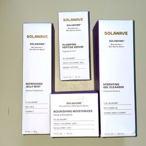 Solawave Solabiome Skin Care Line 4 products - New